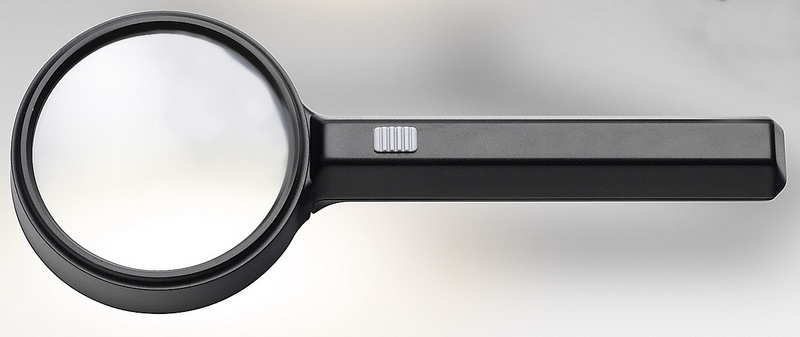 D 060 A – LCH 7675 A - Reading hand-glass with light